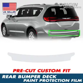 Ppf-rtg-10017 Originmotorsports Precut Rear Bumper Deck Paint Protection Film Ppf For 2021-25 Chrysler Pacifica