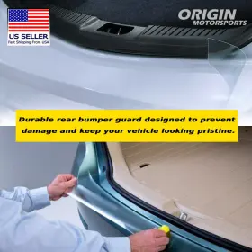 Ppf-rtg-10057 Originmotorsports Precut Rear Clear Bumper Deck Paint Protection Film For 2008-2013 Infiniti Ex35 #2