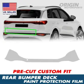 Ppf-rtg-10126 Originmotorsports Precut Clear Rear Bumper Deck Paint Protection Film Ppf For 2025-2026 Audi Q6