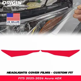 Ppfht-11716 Originmotorsports Precut Headlights Protection Clear Covers Bra Film Kit Fits 2025-2026 Acura Adx