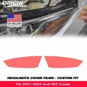 Ppfht-30036 Originmotorsports Precut Headlights Protection Clear Covers Bra Film Fits 2021-2025 Audi Rs5 Coupe Ppfht-30036 Originmotorsports Precut Headlights Protection Clear Covers Bra Film Fits 2021-2025 Audi Rs5 Coupe