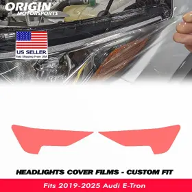 Ppfht-30040 Originmotorsports Precut Headlights Protection Clear Covers Bra Film Fits 2019-2025 Audi E-tron