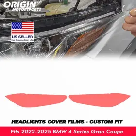 Ppfht-30068 Originmotorsports Precut Headlights Protection Clear Covers Fits 2022-2025 Bmw 4 Series Gran Coupe Ppfht-30068 Originmotorsports Precut Headlights Protection Clear Covers Fits 2022-2025 Bmw 4 Series Gran Coupe