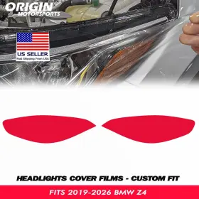Ppfht-30074 Originmotorsports Precut Headlights Protection Clear Covers Bra Fits 2019-2026 Bmw Z4 M40