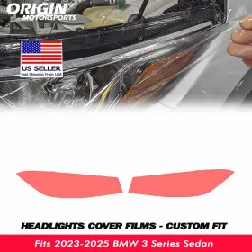 Ppfht-30075 Originmotorsports Precut Headlights Protection Clear Covers Bra Fits 2023-2025 Bmw 3 Series Sedan Ppfht-30075 Originmotorsports Precut Headlights Protection Clear Covers Bra Fits 2023-2025 Bmw 3 Series Sedan
