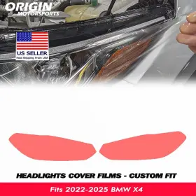 Ppfht-30084 Originmotorsports Precut Headlights Protection Clear Covers Bra Film Kit Ppf Fits 2022-2025 Bmw X4 Ppfht-30084 Originmotorsports Precut Headlights Protection Clear Covers Bra Film Kit Ppf Fits 2022-2025 Bmw X4