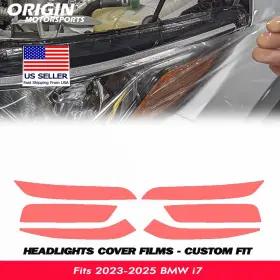 Ppfht-30091 Originmotorsports Precut Headlights Protection Clear Covers Bra Film Kit Ppf Fits 2023-2025 Bmw I7 Ppfht-30091 Originmotorsports Precut Headlights Protection Clear Covers Bra Film Kit Ppf Fits 2023-2025 Bmw I7
