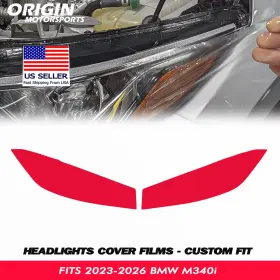 Originmotorsports Ppfht-30120 Precut Headlights Protection Clear Covers Bra Fits 2023-2026 Bmw M340i