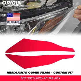 Originmotorsports Ppfht-40002 Precut Headlights Protection Clear Covers Bra Film Ppf Fits 2025-2026 Acura Adx