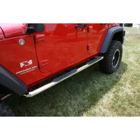 11593.06 Outland Automotive 3-inch Tube Steps Stainless Steel For Wrangler Jk Unlimited