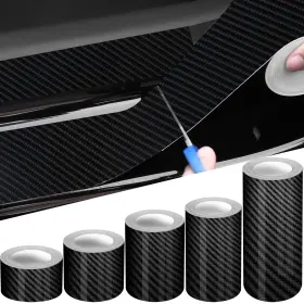 Outus Yh-outus-50929 5 Rolls Car Door Edge Guards Sill Protector 5.9 1.2 Inches Black