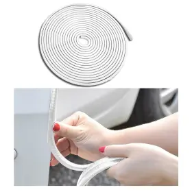 Fhtiaoauto22 Piburth Car Door Edge Guards 16ft Rubber Seal Trim U White