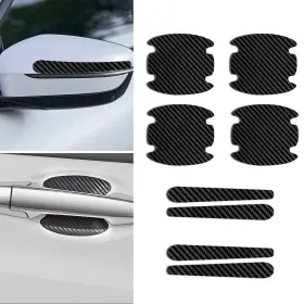 Piburth-cmbh1102 Piburth 8pcs Car Door Handle Scratch Protectors Bowl Black