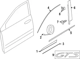 95b-853-824-a Porsche New Genuine 2015-2024 Stone Guard