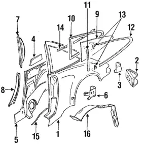 964-559-522-00 Porsche Genuine Stone Guard