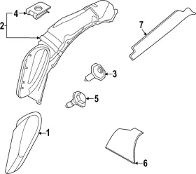 992-809-691-a Porsche Genuine Stone Guard