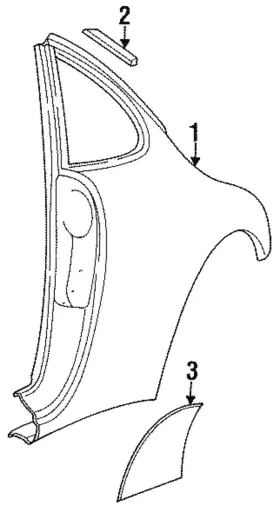 993-559-325-06-3yk Porsche Genuine Stone Guard #2