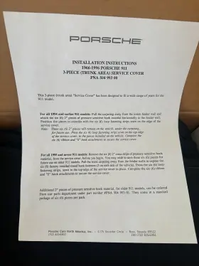 Pna50499300 Porsche North America 1965 - 1998 911 993 964 Carrera Turbo Front Service Cover Set Oem #2