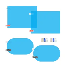 Povtii-1835cr Povtii 4 Pcs Car Rearview Mirror 3.94x5.91 Inches 6.89x7.87