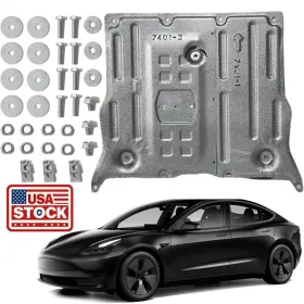 Hb-mgmodel3y Qpmubdiao Premium Front Underbody Skid Plate For Tesla Model Y 2020-2025&model 3 2017-2025