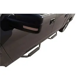 26625 Rampage Slimline Side Bar Steps Textured Black -