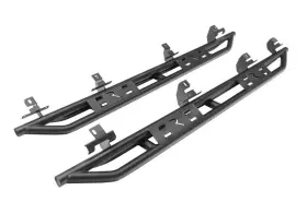 88736 Rampage Fits 20-22 Jeep Gladiator Srs Sidebar Rock Crawler Steps - Black