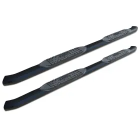1503-0639b Raptor Series - 4ft Curved Black Oval Step Bars