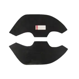 Cvl-asl-020 Rem Automotive Inc A-arm Dust Shield For Metal Fender With Staples - Pair 1968-1972 Chevelle