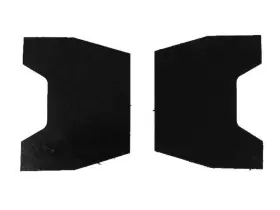 Gpx-mis-275 Rem Automotive Inc Exhaust Pipe Heat Shield Kit For 1970 Pontiac Grand Prix Unpainted Rear 2 Pieces