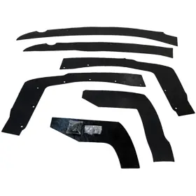 16a572m Repops Automotive Reproductions 1966-67 Ford Fairlane Fender To Radiator Support Dust And Splash Shield Set
