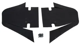 Cv107 Repops Automotive Reproductions A-arm Control Arm Dust Splash Shield For Chevrolet Late Corvette 1968-82 2dr 2pc