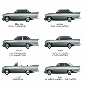 Fa126 Repops Automotive Reproductions Fender Dust Splash Shield For Ford Fairlane Torino 1968-69 2/4dr Rubber Usa Made