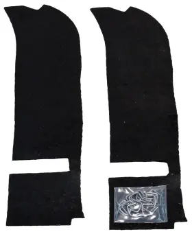 Lg139 Repops Automotive Reproductions Rear Body Dust Shield With Staples Pair For Chevrolet Full Size 1962 2/4dr