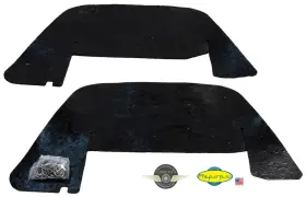 C131 Repops 1955 Chevrolet 150 210 Bel Air A-arm Dust Shield With Staples Pair
