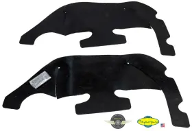 Ca106 Repops 1969 Chevrolet Camaro A-arm Dust Shield Set With Staples