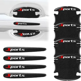 Robohook 768458230454 Car Door Handle Protector 8 Pcs Protectors For Vehicles Black