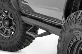 51038 Rough Country Suspension Systems Srl2 Drop Step Nerf Bars-black 21-25 Bronco 2dr