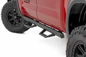 71097 Rough Country Suspension Systems Srl2 Drop Step Nerf Bars-black For 22-24 Tundra Crewmax