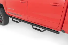 Rcc1489ccb Rough Country Suspension Systems 3 Inch Drop Step Nerf Bars-black Silverado/sierra Crew