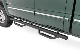 Rcc9989qcb Rough Country Suspension Systems 3 Inch Drop Step Nerf Bars-black Silverado/sierra Ext