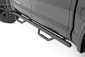 Rct0786ccb Rough Country Suspension Systems 3 Inch Drop Step Nerf Bars-black For 07-21 Tundra Crewmax