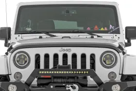 Tc105200 Rough Country Suspension Systems Trail Cladding Hood Protector-black For Wrangler Jk #2