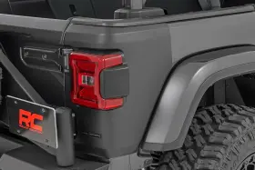 Tc13026 Rough Country Suspension Systems Trail Cladding Rear Corner Guards-black For Wrangler Jl #3