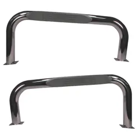 11522.02 Rugged Ridge Side Step Kit Stainless Steel Tubular Fits 76-83 Jeep Cj