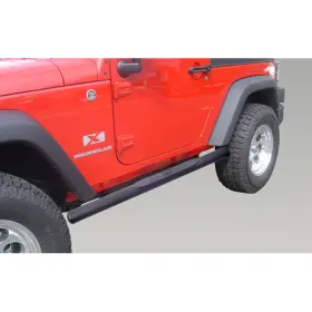 11591.07 Rugged Ridge Side Step 4in 2dr Tblack Jk Ovl