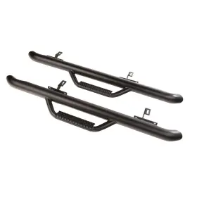 11596.03 Rugged Ridge Spartan Nerf Bar Textured Black Fits 18-21 Jeep Wrangler Jl 2 Do