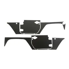 2-dr07-18 Rugged Ridge 12300.52 Magnetic Protection Panel Kit Jeep Wrangler