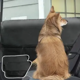 Rat21760 Ruiante 2pcs Car Door Protector For Dogs Anti Scratch Protection With Black