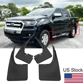 Mud-ranger-11 Ry Tech 4pcs Mud Flaps Front And Rear Splash Guards For 2011-2018 Ford Ranger T6 T7