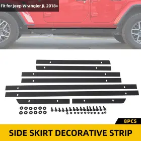 2025x0417056 Savadicar Door Pinch Weld Cover Trail Armor Rocker Accessories For 2018 Jeep Wrangler Jl